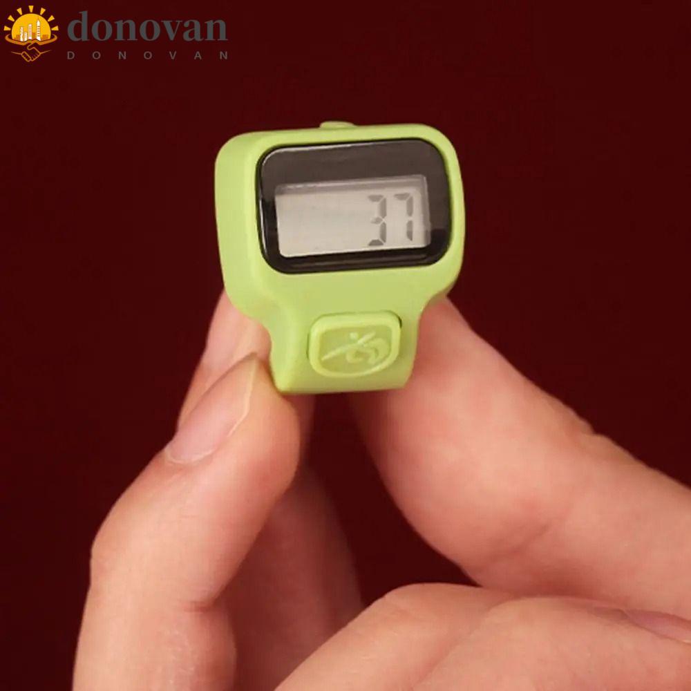 DONVAN เครื่องนับนิ้วดิจิตอล นับเลข 5 หลักการออกแบบขนาดเล็กมือฟิตเนสดิจิตอล Tally Counters, แบบพกพาร
