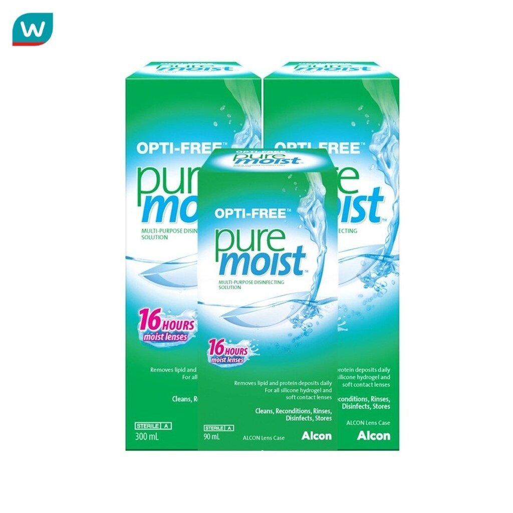 Opti Free ออพติ-ฟรี เพียวมอยซ์ 300มล แพ็คคู่+90มล