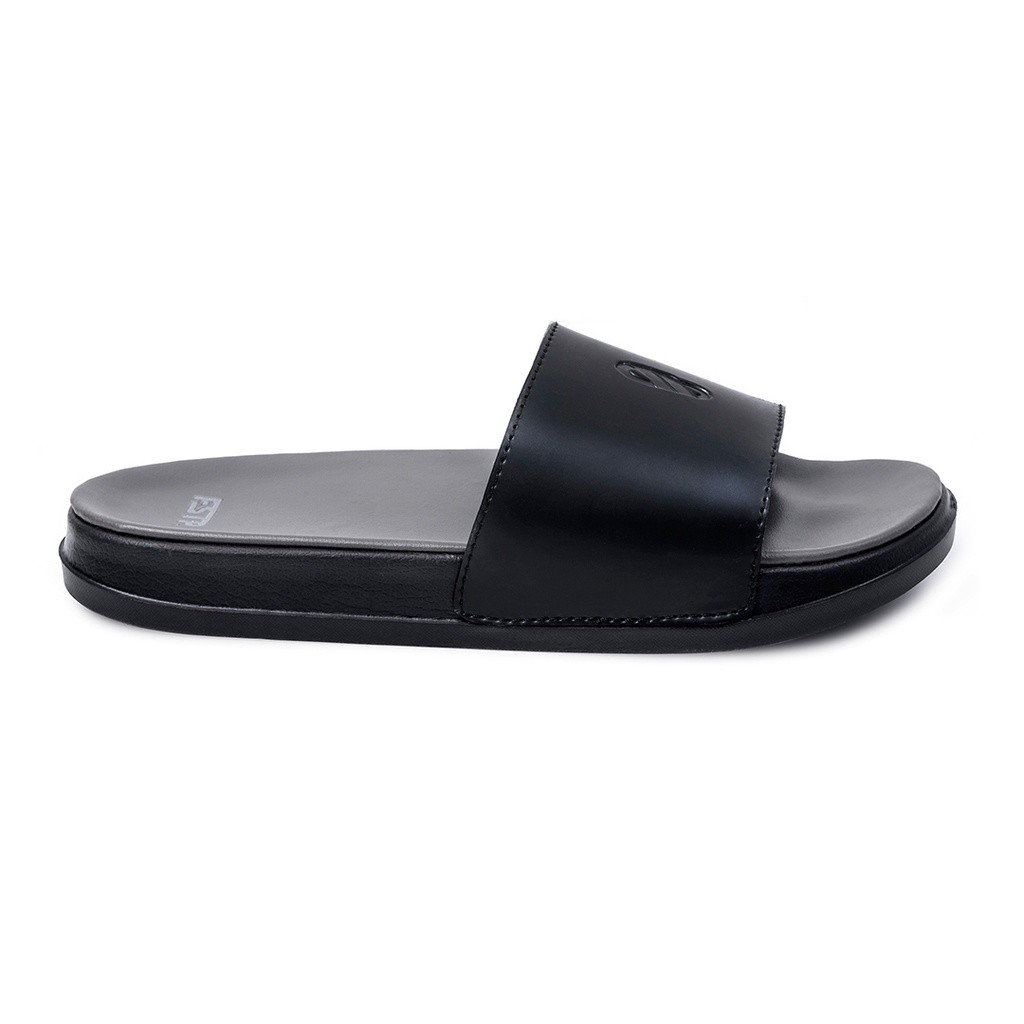 รองเท้าแตะสไลด์สําหรับผู้ชายรุ่นใหม่ Footstep Footwear - Symbol V2 Full Black