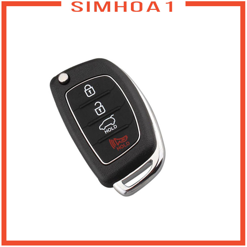 [Simhoa1] Keyless Entry Remote Key Case Cover สําหรับ Hyundai I10 I20 I30 I35 I40 Genesis