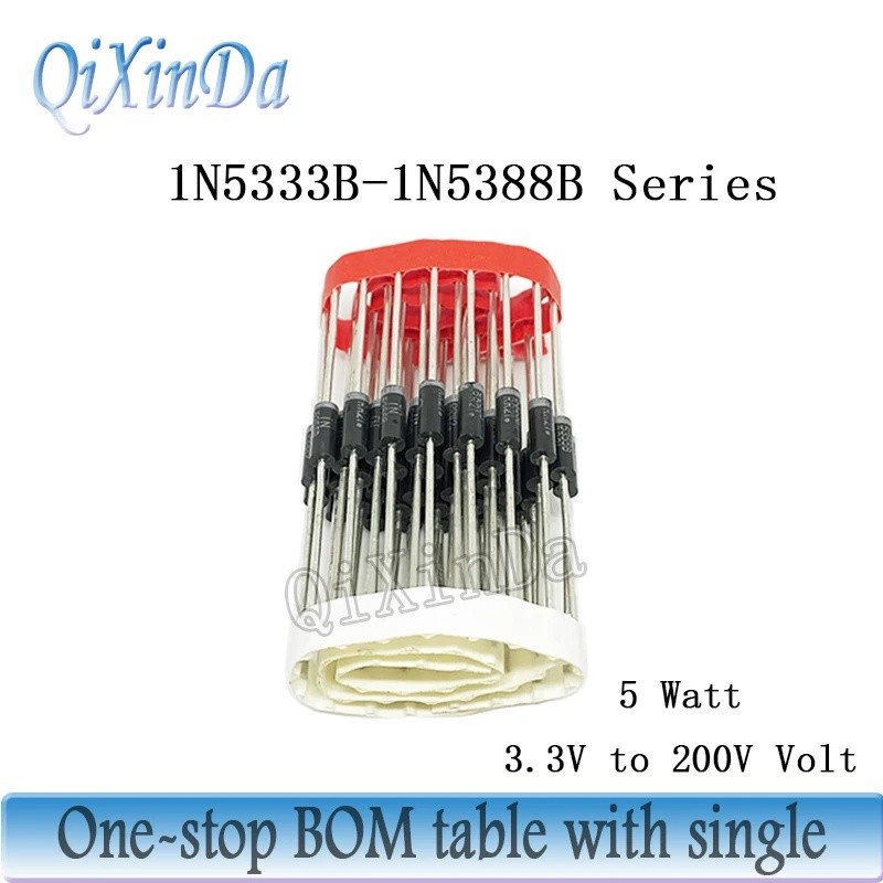 20 ชิ้น/ล็อต 5W Zener ไดโอด 3.3 V 3.6 V 3.9 V 4.3 V 4.7 V 5.1 V 5.6 V 6 V 6.2 V 6.8 V 7.5 V 8.2 V 8.