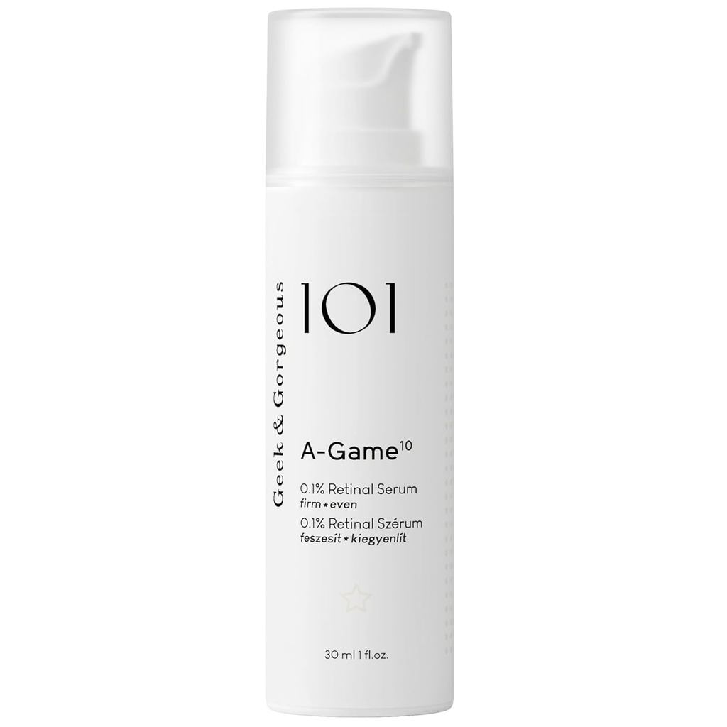 Geek&Gorgeous-A-Game10-0.1%RetinalSer-Silky,น้ําหนักเบา,ความแข็งแรงสูง,Anti-AgingFormula-alltypes,โด