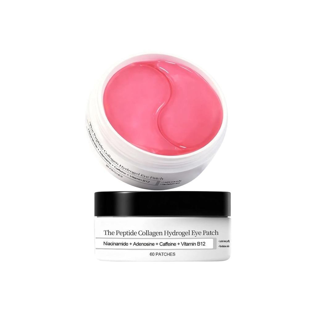 60 ชิ้นแพคเกจ Care Eye Collagen Hydrogel Eye Mask เหมาะสําหรับลอย Swallen Eye Circles และ Dark Circl