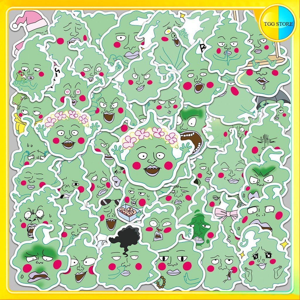 🚚พร้อมส่ง🚚 50แบบ สติกเกอร์ มังกะ ม็อบไซโค 100 คนพลังจิต Ekubo Dimple mob psycho 100 sticker