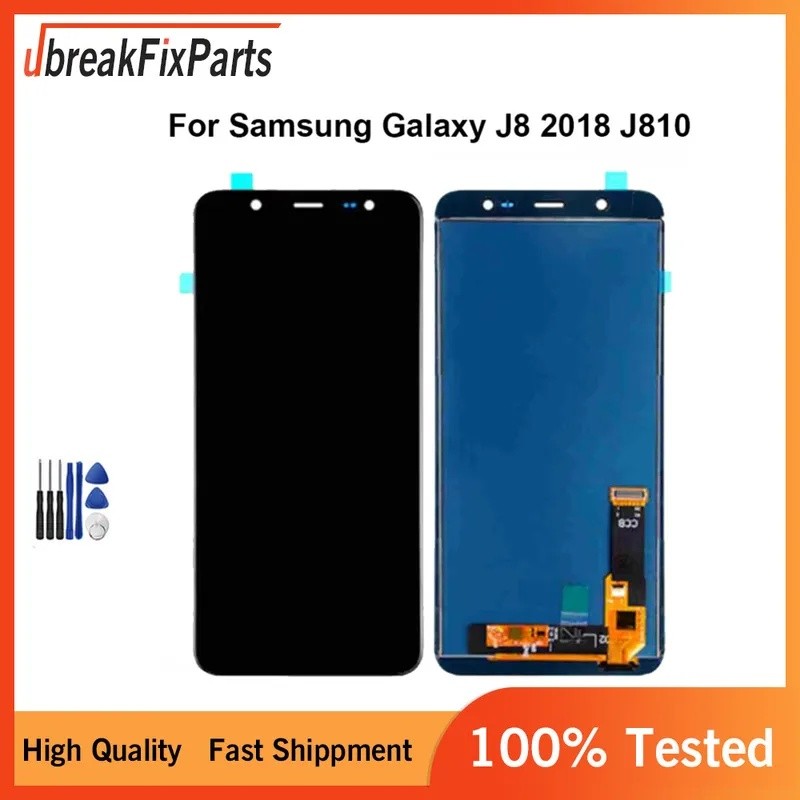 สําหรับ Samsung Galaxy J8 2018 J810 J810M/DS J810Y/DS จอแสดงผล LCD Touch Screen Assembly