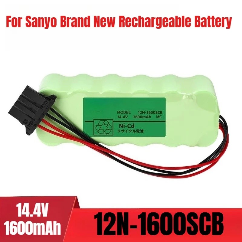 14.4V 1600MAH สําหรับ Sanyo ยี่ห้อใหม่แบตเตอรี่ชาร์จ 12N-1600SCB