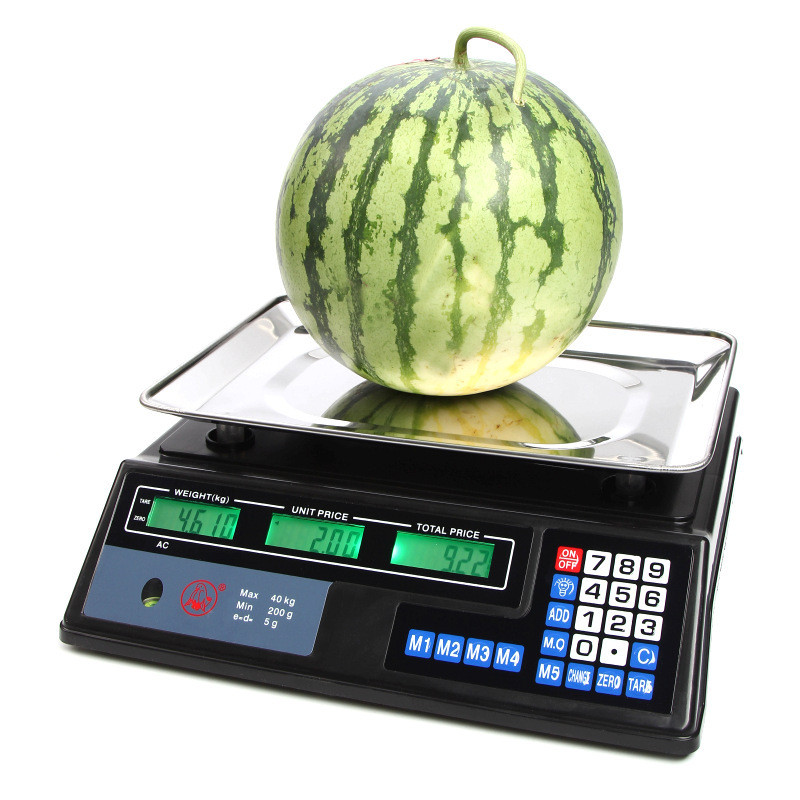 เวอร์ชันภาษาอังกฤษ Electronic Price Scale 30kg40kg Electronic Scale Platform Scale Fruit 209 Electro