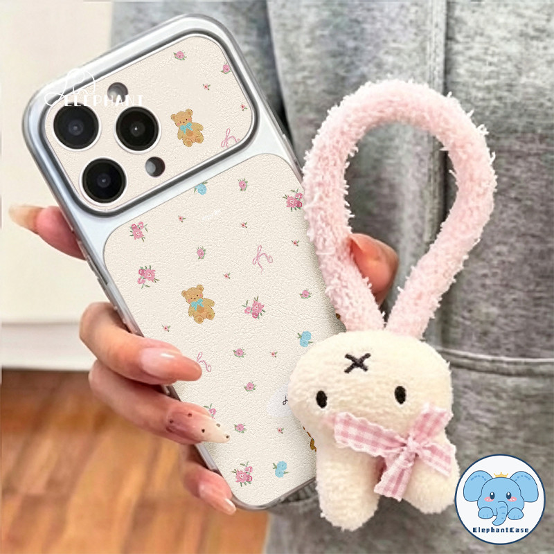 เคสหนังติดกันอินสแตนต์ ลายเค้กสตรอว์เบอร์รี สไตล์ฮิต เข้ากันได้กับIPhone 17 15 13 air 12 16 14 11 Pro Max 14 16 15 Plus