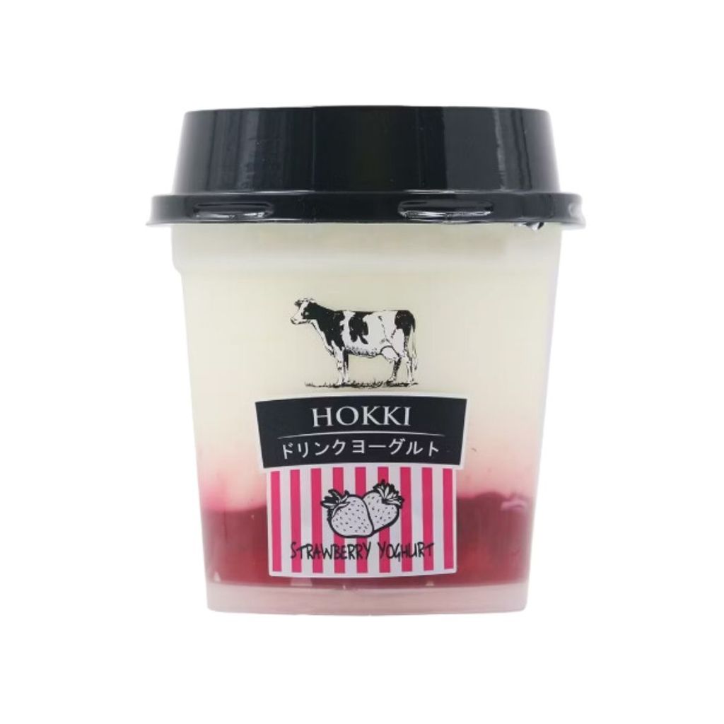ฮอกกิ โยเกิร์ตผสมสตอเบอร์รี่ Hokki Yogurt Strawberry 150g.