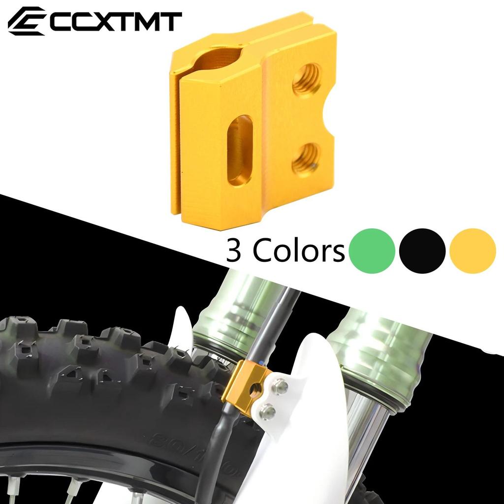 FCNC อลูมิเนียมสายเบรคท่อ Clamps สําหรับ Suzuki ฿ 85 125 250 RMZ250 RMZ450 สําหรับ Kawasaki KX 65-45