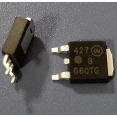 MBRD660TG B660TG TO-252 หลอดเอฟเฟกต์สนามแพทช์