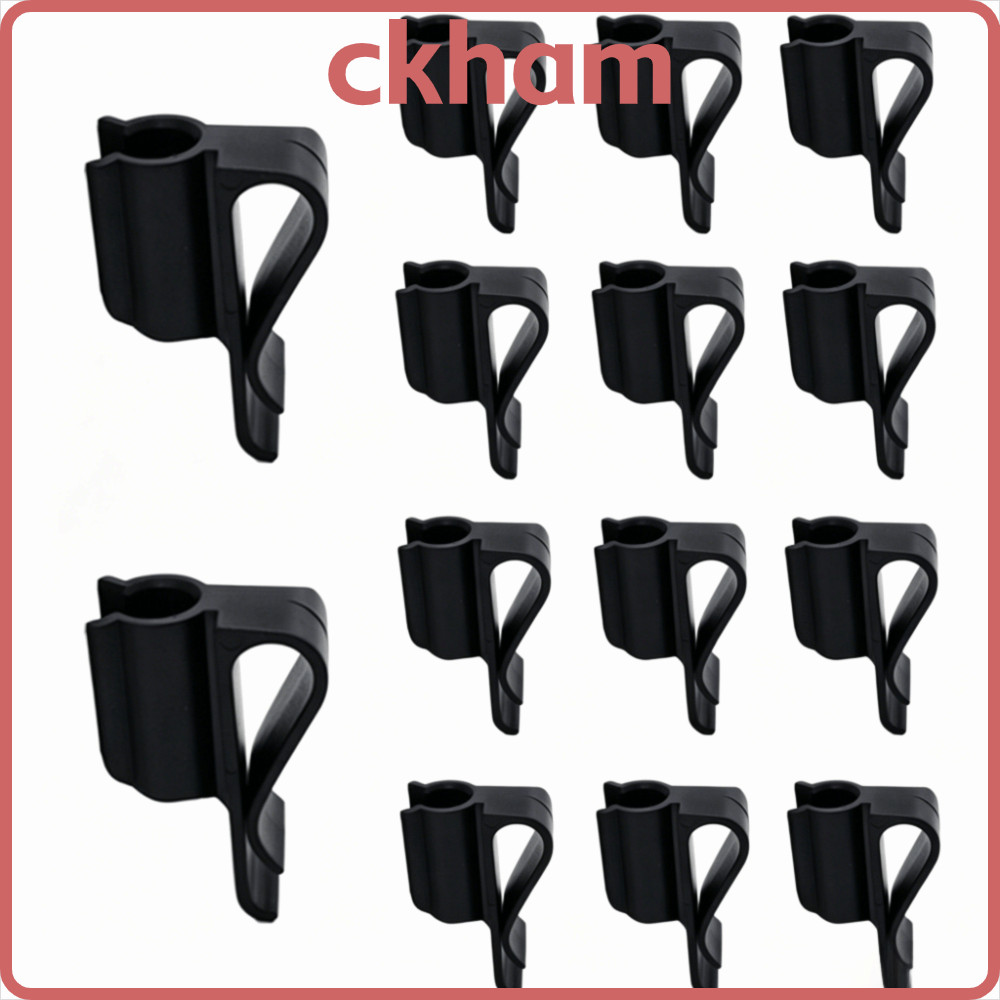 CKHAM 14PCS Club Organizer Clip, Clip-On Mount Stacked Slots Golf Club Holder, ติดตั้งง่ายพลาสติกสีด