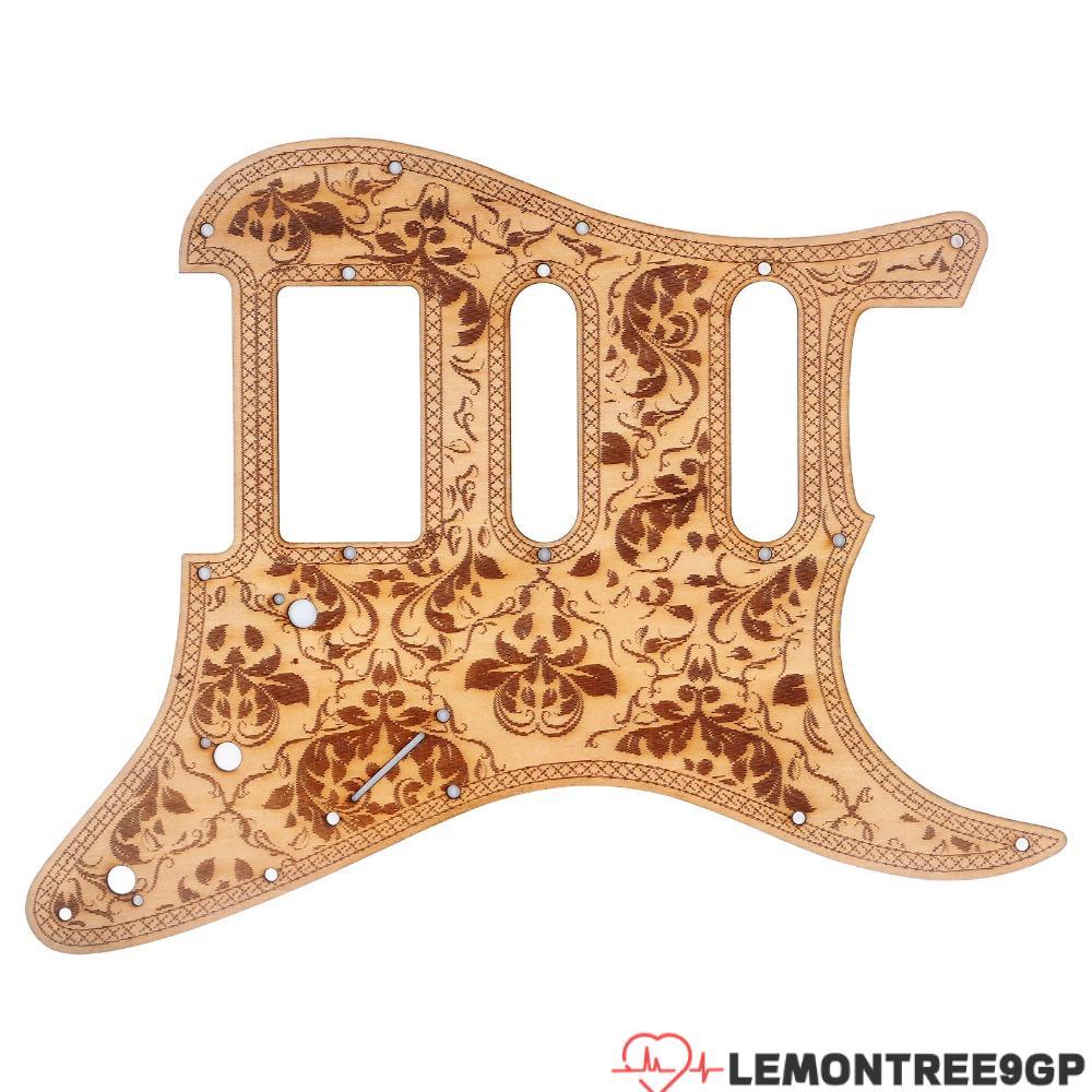 LEMONTREE9GP Wood Pickguard, Wood Wood Wood Wood Color Electric Guitar Pickguard, Professional Anti 