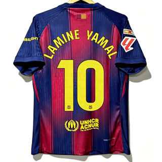 fans 25 26 barce home jersey pedri yamal raphinha เสื้อฟุตบอลบาร์เซโลนา ชุดเหย้าและเยือน ของ เปดรี ยามาล และ ราฟินญ่า