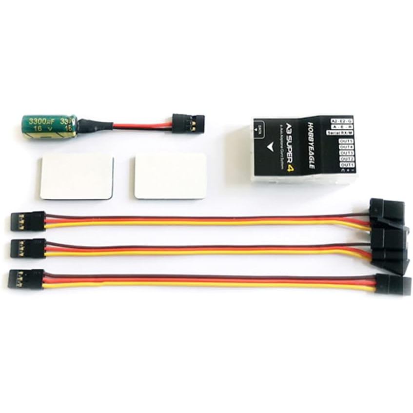 SoloGood HOBBYEAGLE A3 Super4 Flight Controller Gyro Stabilizer รีโมทคอนโทรลสําหรับ RC เครื่องบิน FP