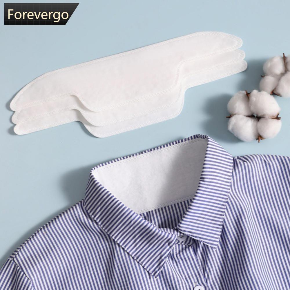 FVG 10 ชิ้นทิ้งที่มองไม่เห็นคอเหงื่อ Pads Breathable ดูดซับเหงื่อ Anti-Stain คอ Liner สติกเกอร์ Unis