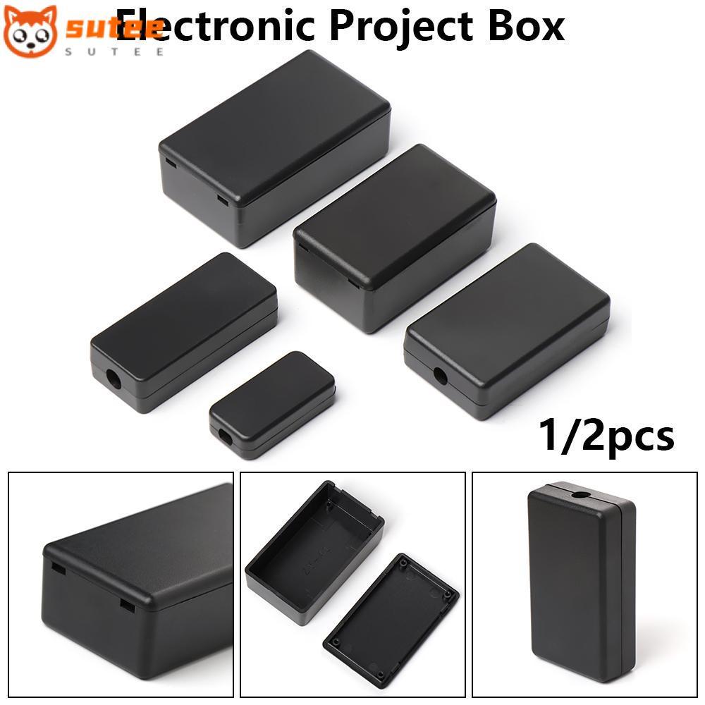 SUTEE 1/2 ชิ้นกล่องโครงการอิเล็กทรอนิกส์กล่องตู้ DIY คุณภาพสูงร้อน