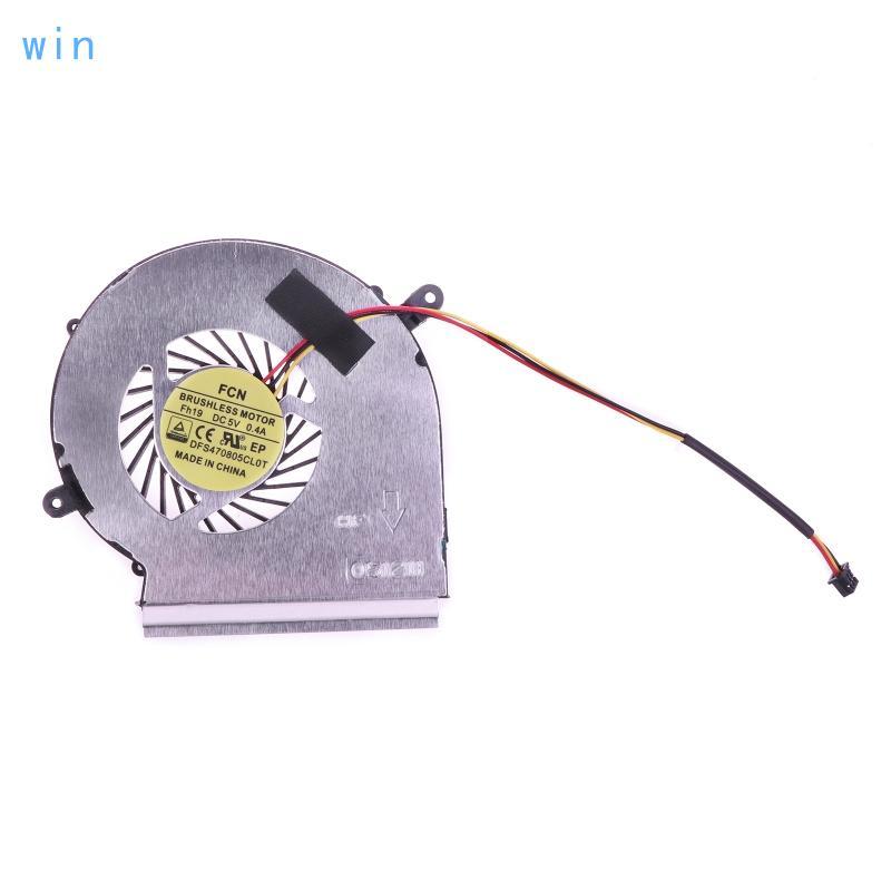 Win CPU GPU พัดลมแล็ปท็อปพัดลมระบายความร้อนสําหรับ DC 5V 0 55A 3 พินหม้อน้ําสําหรับ MSI GE72 GE62