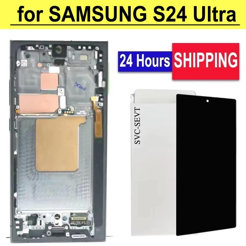 AMOLED จอแสดงผล LCD สําหรับ Samsung S24 Ultra LCD SM-S928B, SM-S928B/DS SM-S928U หน้าจอคุณภาพสูง