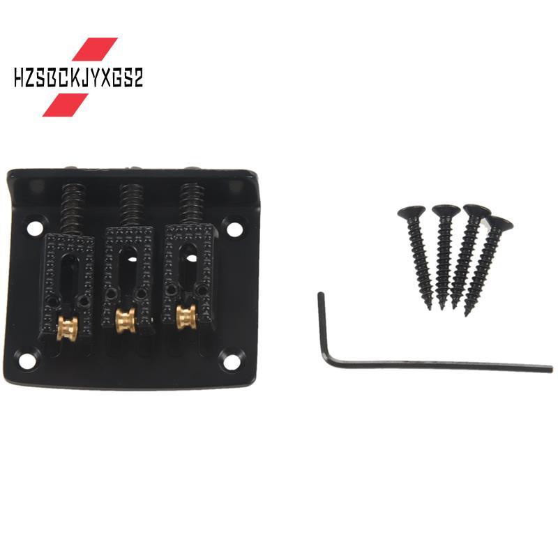 Hzsbckjyxgs3 String Guitar Ball String Bridge Pull String Hard Tail Guitar Bridge Tail 3 Guitar Repl