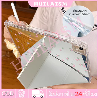 💥พร้อมส่ง💥 เคสป้องกัน iPad รูปตัว Y พร้อมกระจก Gen11/10/Air8 Pro11 Gen12 Pro12.9 Mini7 การ์ตูน เคสไอแพด Air7 Air5
