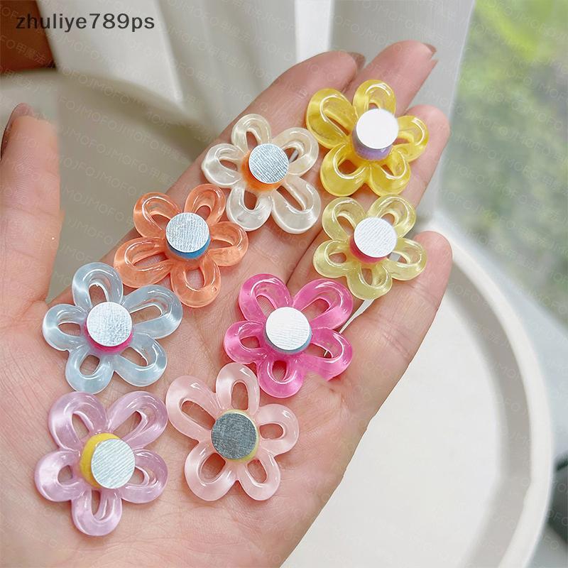 Zhuliye789ps] ดอกไม้ขาตั้งเล็บสําหรับกดบนเล็บอะคริลิคชั้นวางของอาบน้ําเล็บจอแสดงผลผู้ถือแม่เหล็กเครื