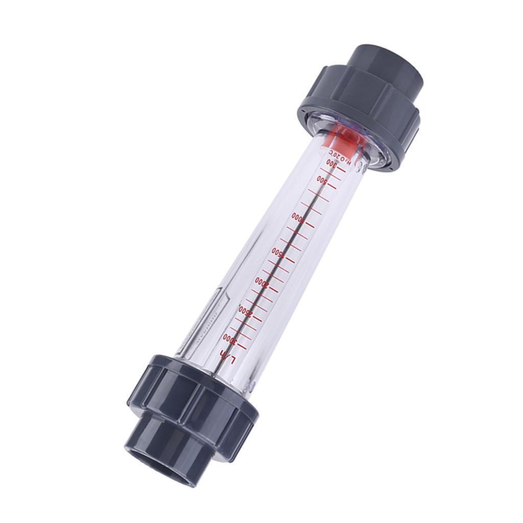300 3000 Rotameter หลอดพลาสติกประเภท Lzs 25 เมตร 3000L H น้ํา