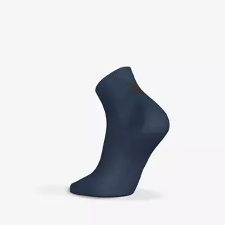 Decathlon Pack Of 2 Pairs Fine Crew Running Socks ถุงเท้าวิ่งหุ้มข้อเนื้อผ้าละเอียด รุ่น Run500 1 แพ็ค 2 คู่ - Navy/Blue