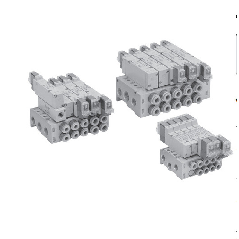 วาล์วโซลินอยด์ 5 ทาง SMC รุ่น VQZ100020003000 แบบติดตั้งท่อด้านล่าง