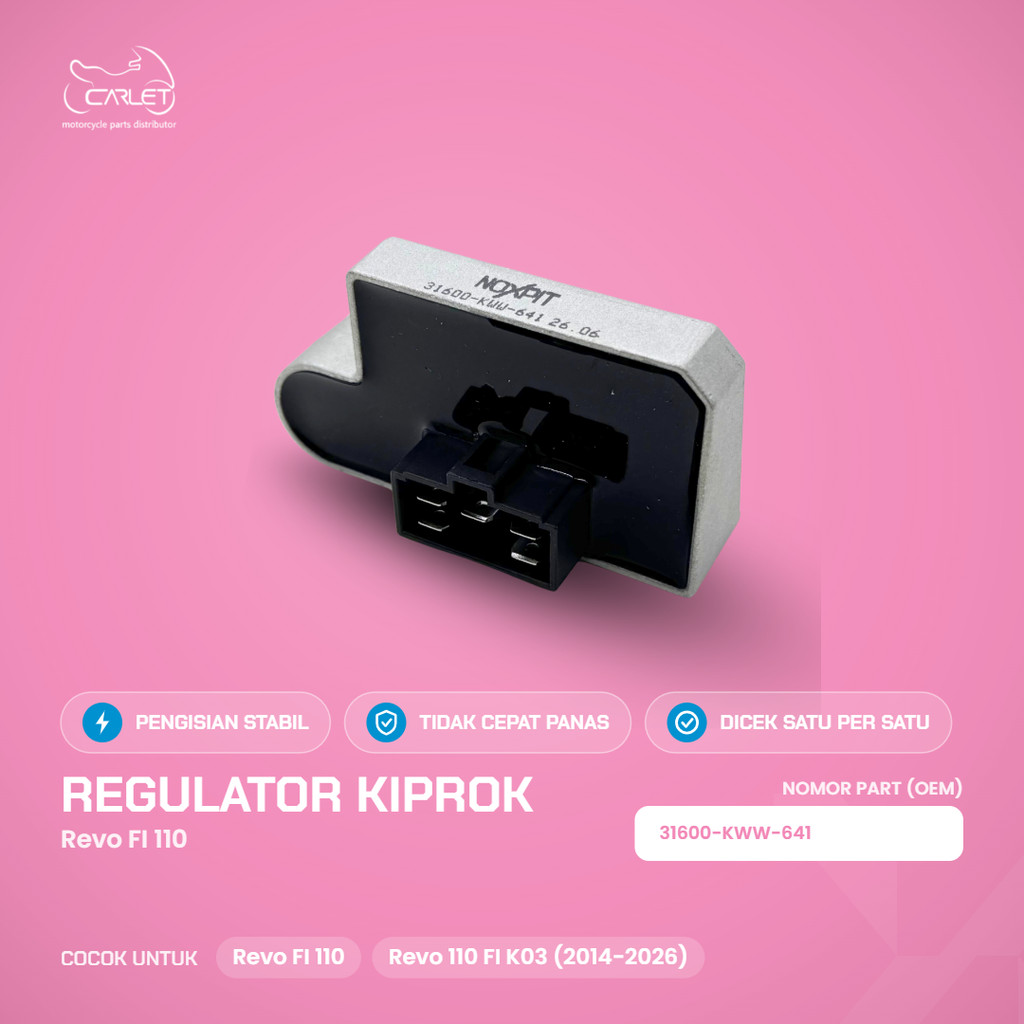 NOXPIT Regulator Kiprok Revo FI 110 Revo 110 FI K03 31600-KWW-641