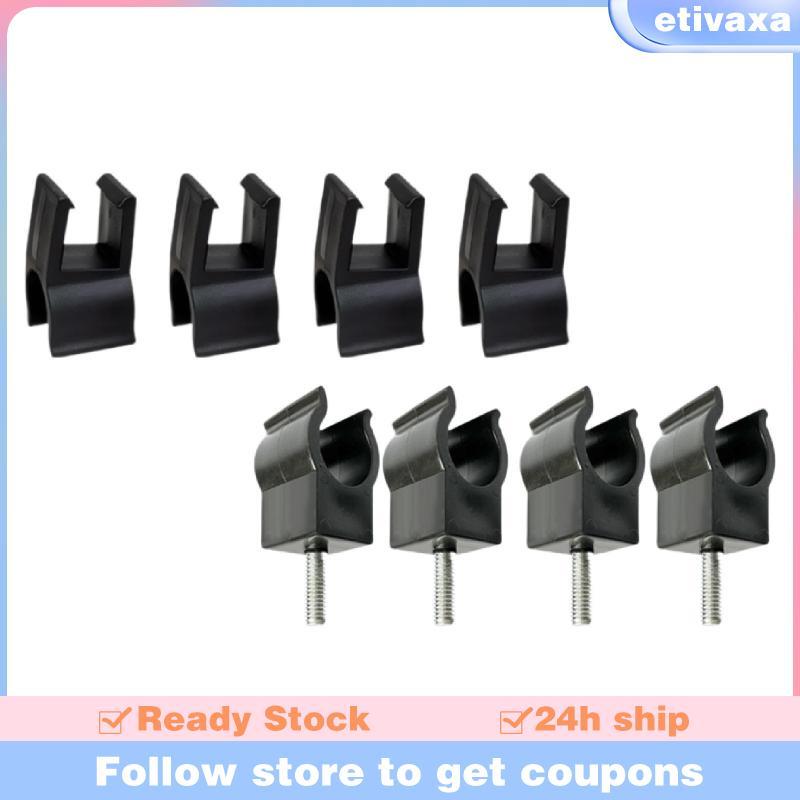 [Etivaxa] 4x Camping Wagon Table Buckle Garden Trolley Cart Buckle Garden Cart Desktop Mounting Acce