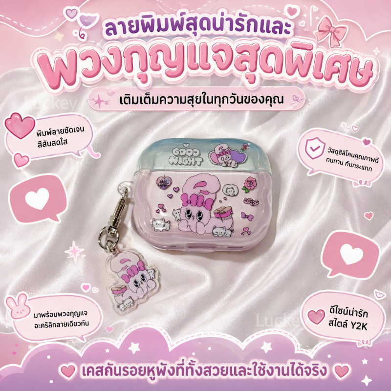 【จัดส่งจากประเทศไทย】เปลือกป้องกัน หูฟัง เหมาะสำหรับ AirPods3/4 AirPods pro1/pro2/pro3