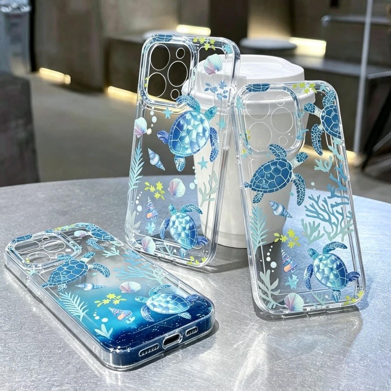 Cool Turtle Seaside Whale รูปแบบเคสโทรศัพท์สําหรับ Samsung Galaxy M54 M23 J4 J6 Plus J7 J2 Prime G53