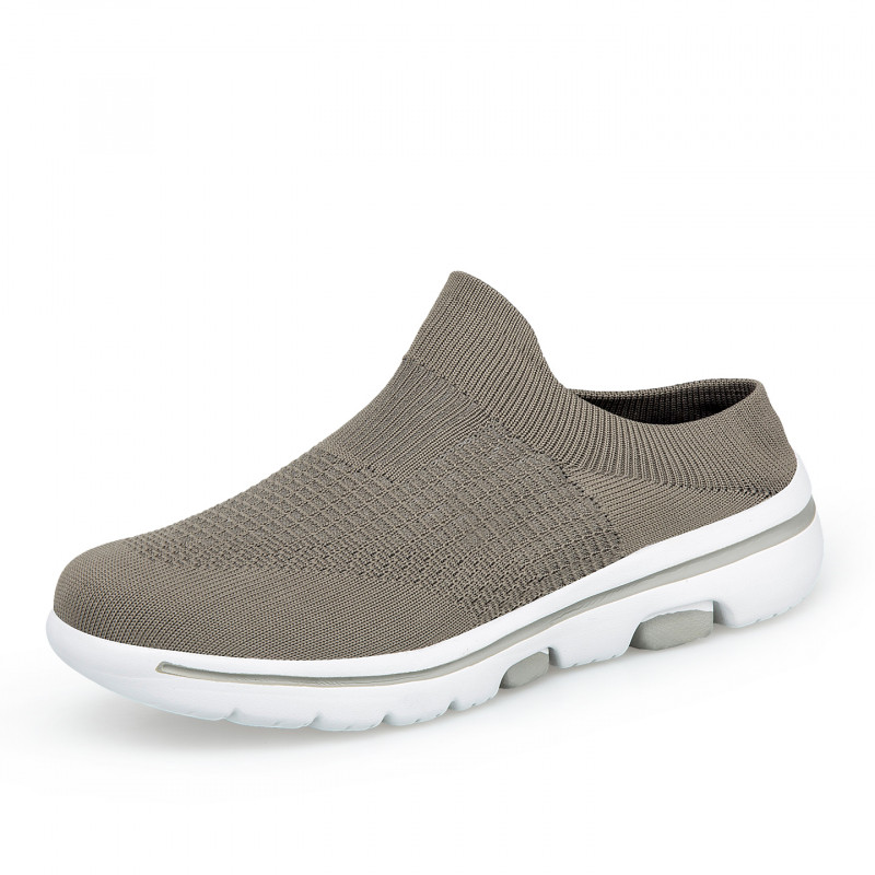 Unisex Knit Mule Backless Slip On Breathable Casual Walking Shoes