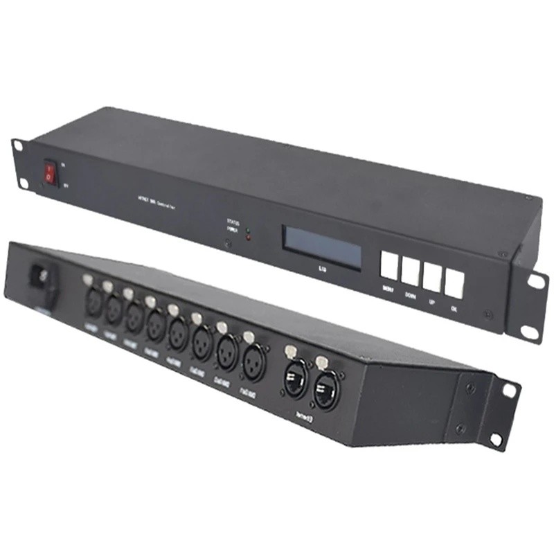 A2ZA 8 พอร์ตหลอดดิจิตอล DMX512 Artnet DMX LED Dimmers DMX512 Controller--*-