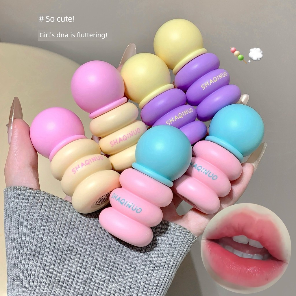 corrector คอนซีลเลอร์ Soft Mist Contrast Color Lip Mud Dopamine Cute Matte Matte Lip Glaze Sweethear