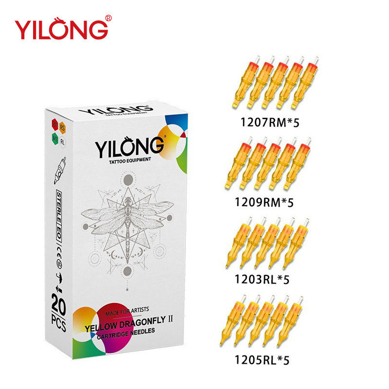 All-Dragon Amazon Tattoo One Needle Set Tattoo Needle Tattoo Needle 50 ชิ้นผสม Cross-Border