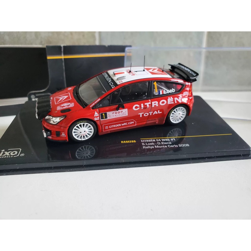 Ixo 1/43 Citroen C4 WRC #1 Rallye Monte Carlo 2008 Rallye Monte Carlo!ฤดูกาลการแข่งขันปี 2008, ในการ