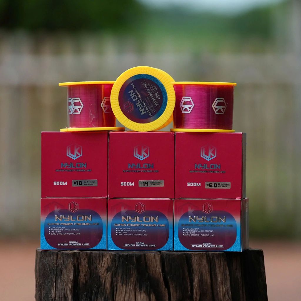 LK 500M FISHING LINE, สายไนลอน LK คุณภาพสูง