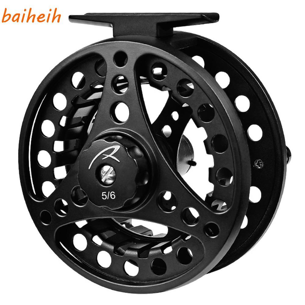 BAIHEIH Fly Fishing Reel, 5/6 WT 85 มม.เส้นผ่านศูนย์กลาง Fly Reel, อลูมิเนียมทนทาน 2 + 1BB แบริ่งตกป