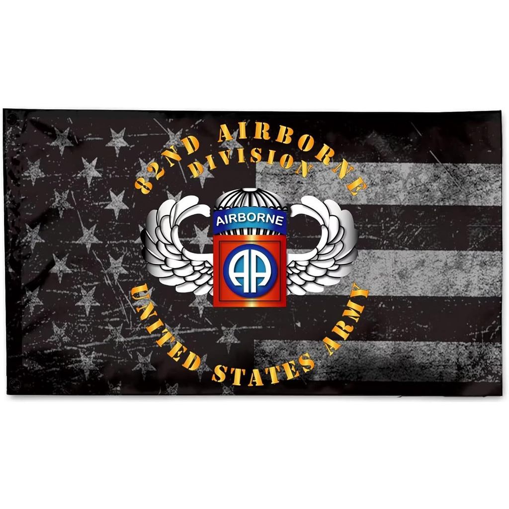82nd Airborne Division Flag ในร่มกลางแจ้ง Yard ตกแต่งธง 3x5 สําหรับกลางแจ้งสวนธง