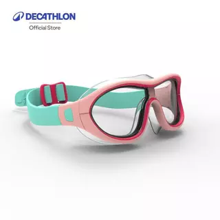 Decathlon Swimming Mask Size S Asian Fit Clear Lenses แว่นตาว่ายน้ำรุ่น Swimdow V2 ขนาด S สำหรับคนเอเชีย - Pink