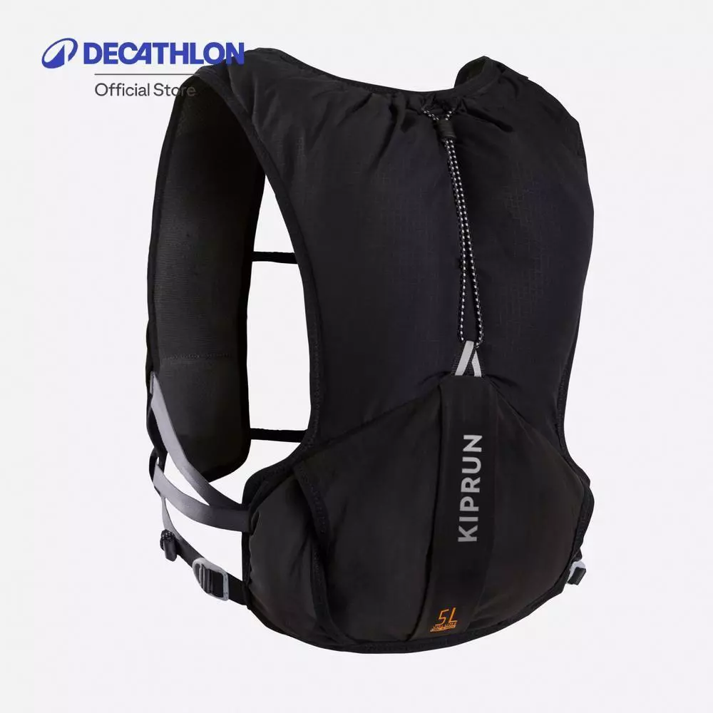 Decathlon Running Trail Running Bag 5L เป้น้ำวิ่งเทรลขนาด 5 ลิตร - Black