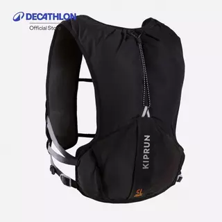 Decathlon Running Trail Running Bag 5L เป้น้ำวิ่งเทรลขนาด 5 ลิตร - Black