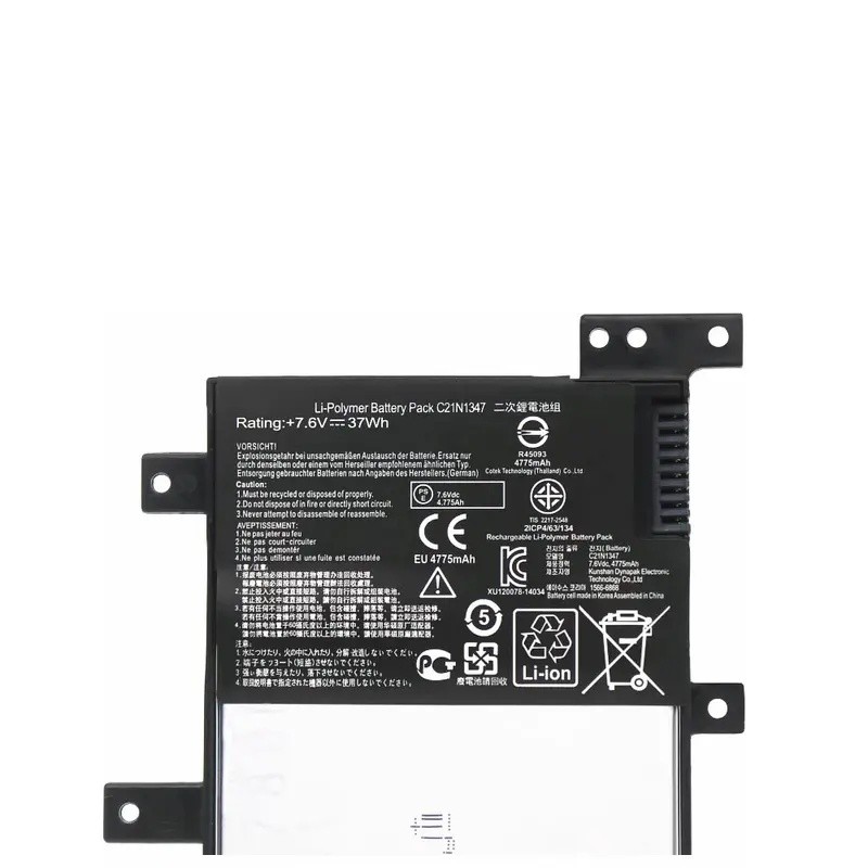 7.5V 37Wh C21N1347 แบตเตอรี่แล็ปท็อปสําหรับ ASUS X554L X555L X555LB X555LN X555 X555LD X555LP F555A 