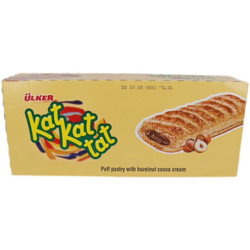 Ulker แซนวิชเฮเซลนัท/ซอสสตรอเบอร์รี่ขนมชนิดร่วน 28g Ulker ตุรกีนําเข้าขนมขบเคี้ยว KATKAT26.213 YNN81