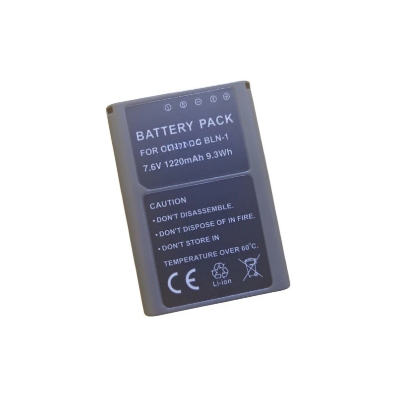 ความจุ 1220mAh BLN1 BLN-1 แบตเตอรี่กล้องสําหรับ Olympus OM-D E-M1 PEN-F E-M5 MarkII E-M5 E-P5