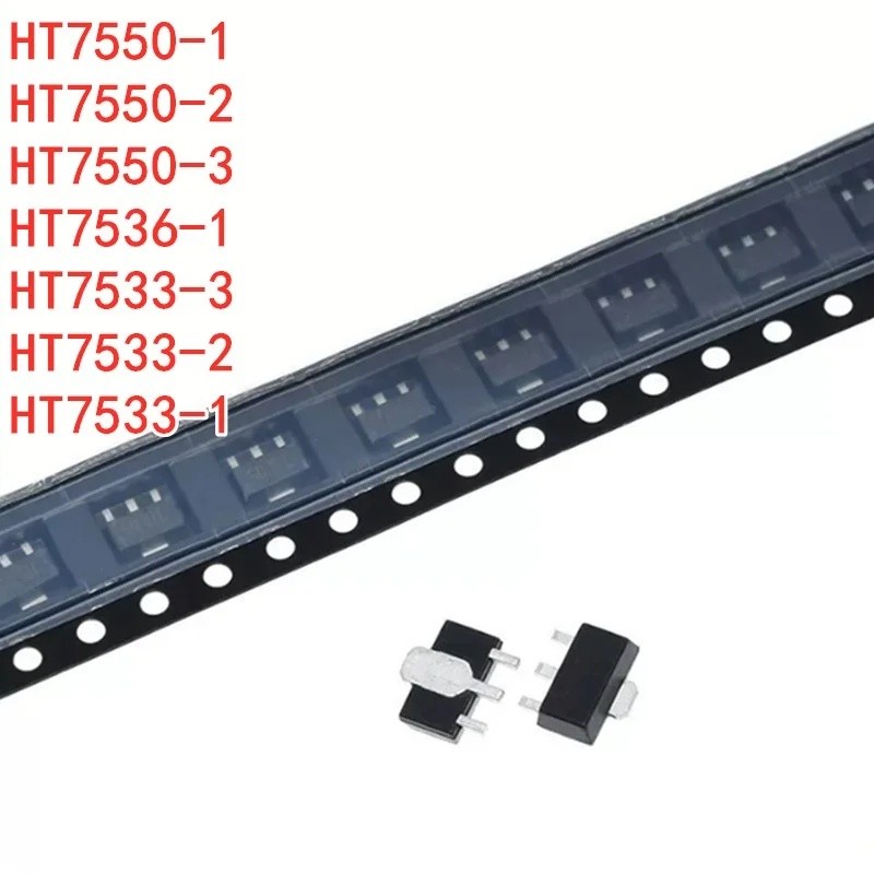 10PCS HT7530 HT7533 HT7536 HT7544 HT7550 HT7540 HT7833-1/-2/-3 SOT-89 ชิปขายส่งic