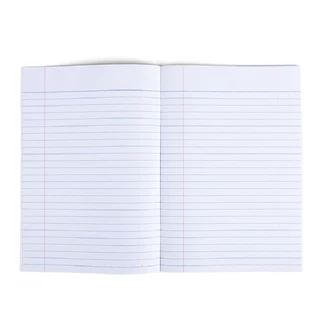 ONE สมุดปกอ่อนตัดเก้า เย็บลวด 60 แกรม 80 แผ่น คละสี (แพ็ค 6)