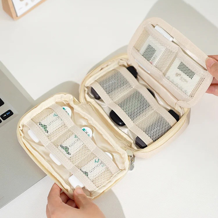 Enterprise U Disk U Shield Net Wallet Storage Bag Double-Layer Portable ukey Output กล่องเก็บของความ